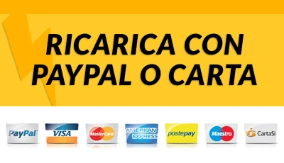 Ricarica con Carta di Credito